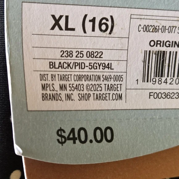 Swimsuit XL (16) Black Polka Dot Shade And Shore One Piece NWT - Picture 9 of 15